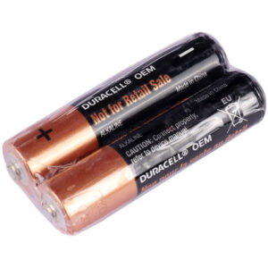 باتری نیم قلم 2 تایی دوراسل مدل OEM Alkaline