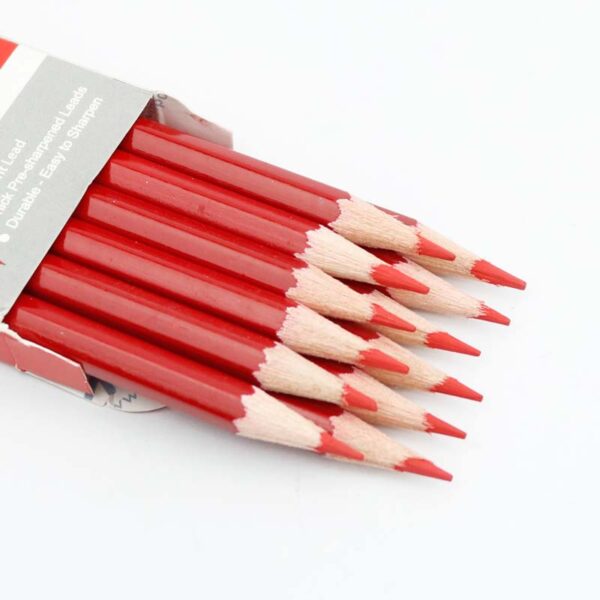 Arya 3002 Red Pencil Pack Of 12 2