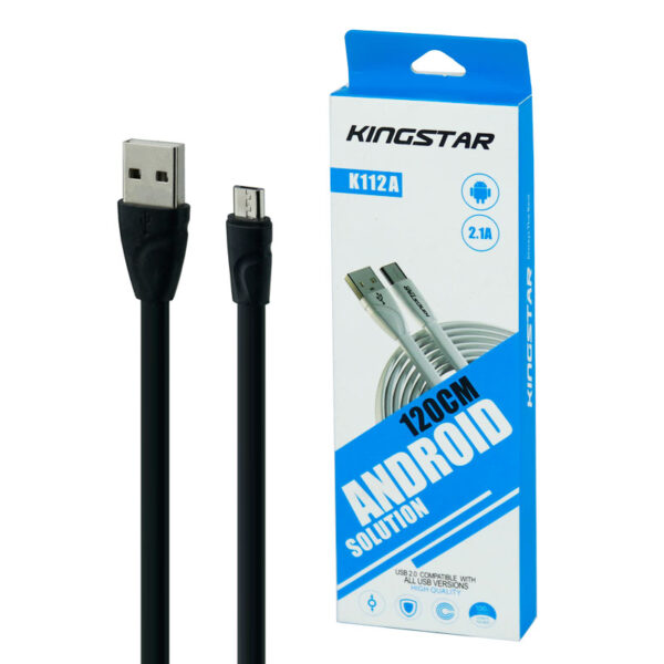 KingStar K112A 2.1A 1.2m MicroUSB cable 4