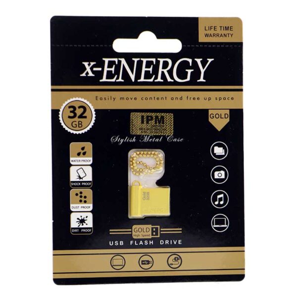 X Energy GOLD 32GB USB2.0 Flash Drive 1